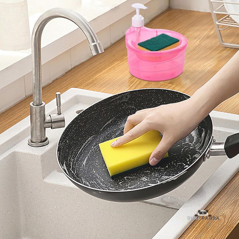 Kitchen Liquid Dispenser - Free Sponge