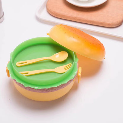 Burger Shaped Lunch Box (Buy 1 Get 1 Free)