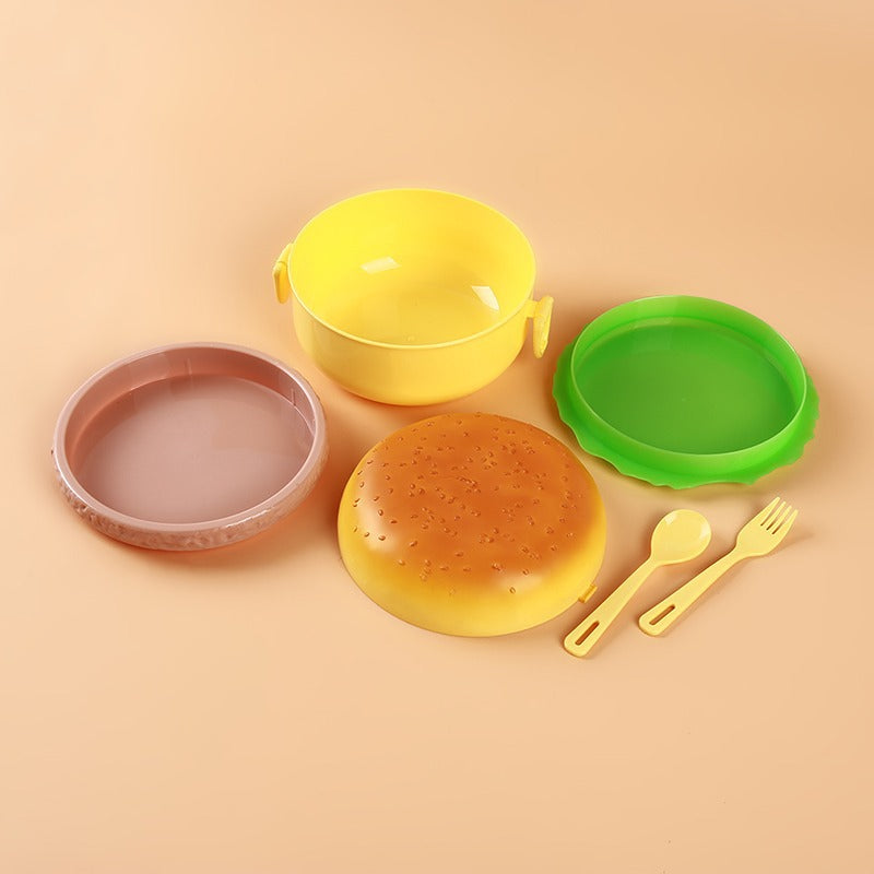 Burger Shaped Lunch Box (Buy 1 Get 1 Free)