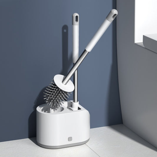 Double Toilet Brush With Holder