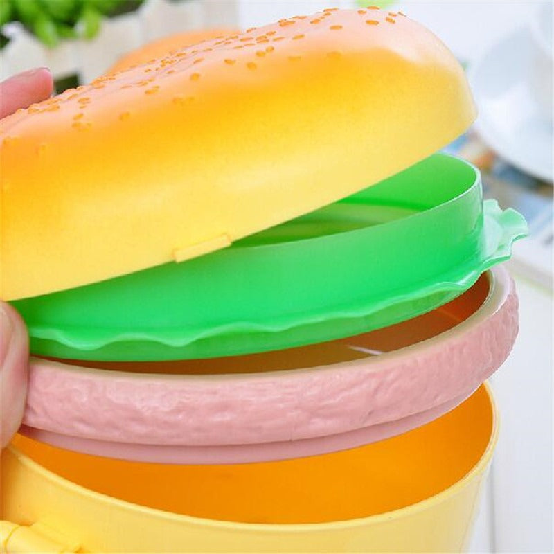 Burger Shaped Lunch Box (Buy 1 Get 1 Free)