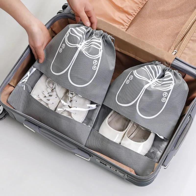 Travel Shoe Bags (Pack of 10 Bags)