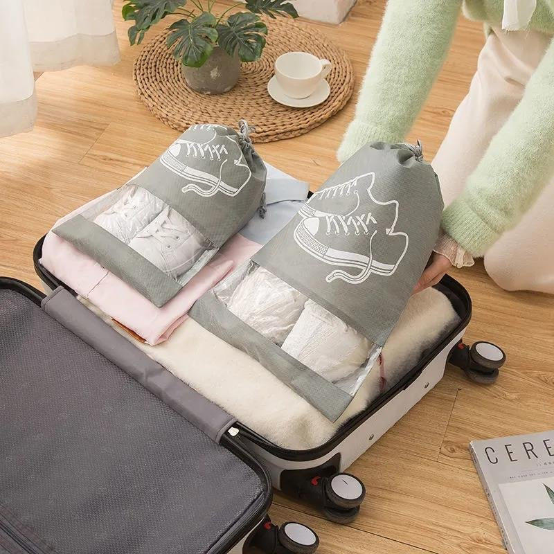 Travel Shoe Bags (Pack of 10 Bags)